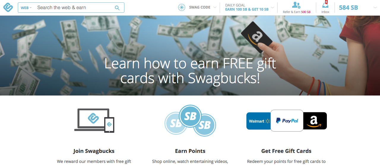 Swagbucks- Earning Money from Your Phone